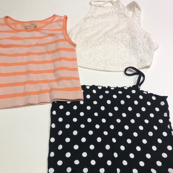 Hollister | Tops | Hollister Crop Top 3 Top Shop Polka Dot …
